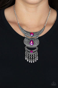 Lunar Enchantment - Pink Necklace