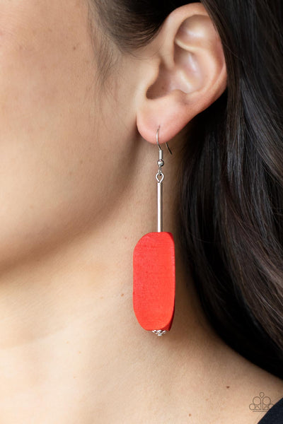 Tamarack Trail - Red Earrings