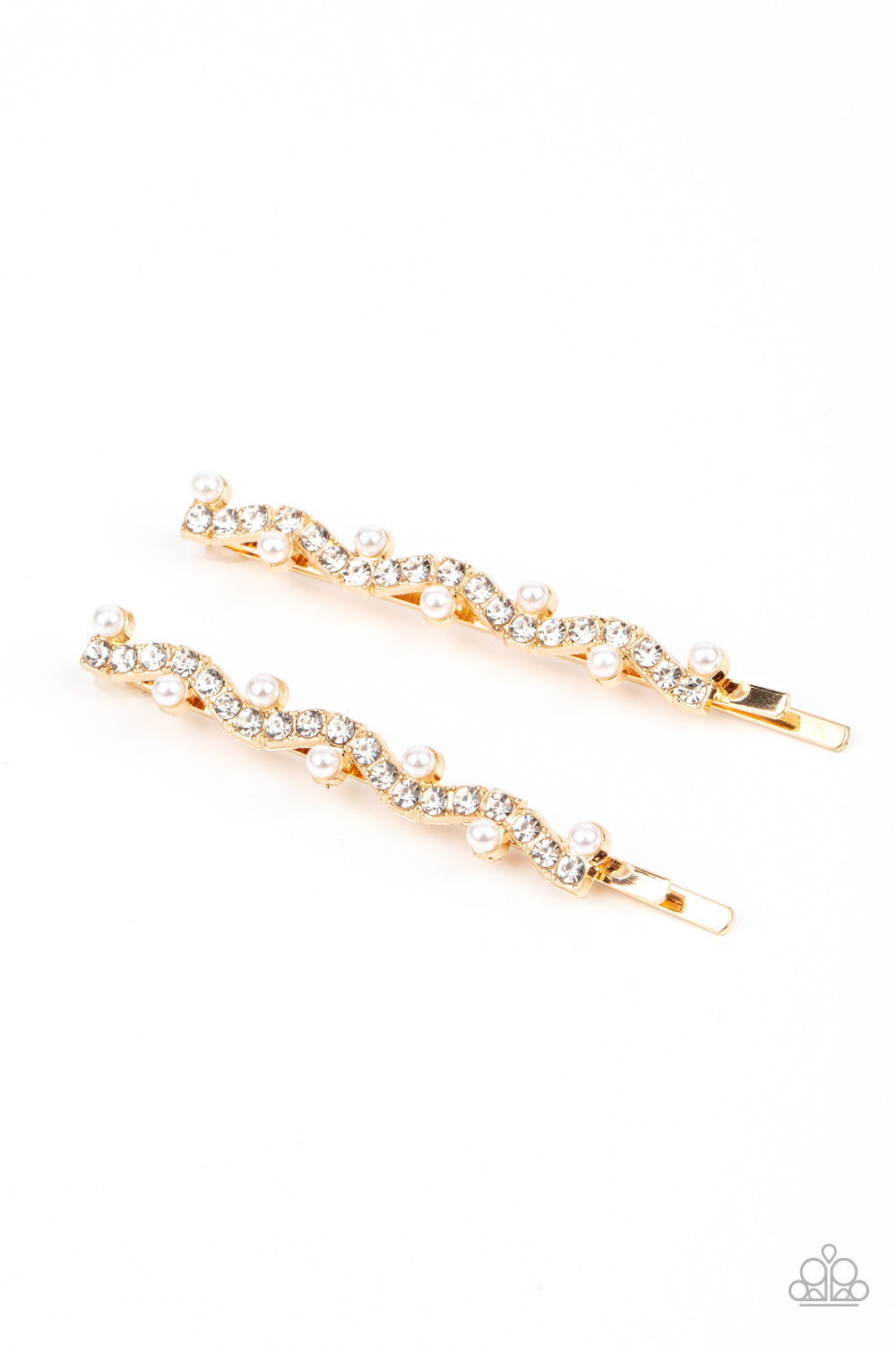 Ballroom Banquet - Gold Hair Clips