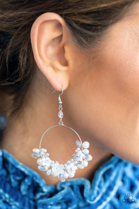 Floating Gardens - White Earrings LOP February 2022