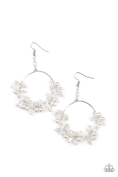 Floating Gardens - White Earrings LOP February 2022