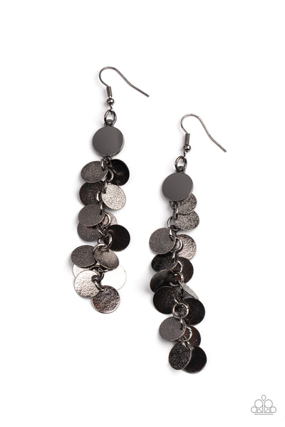 Game CHIME - Black Gunmetal Earrings