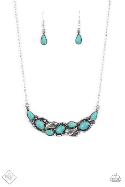 Cottage Garden - Blue Necklace Fashion Fix July 2021