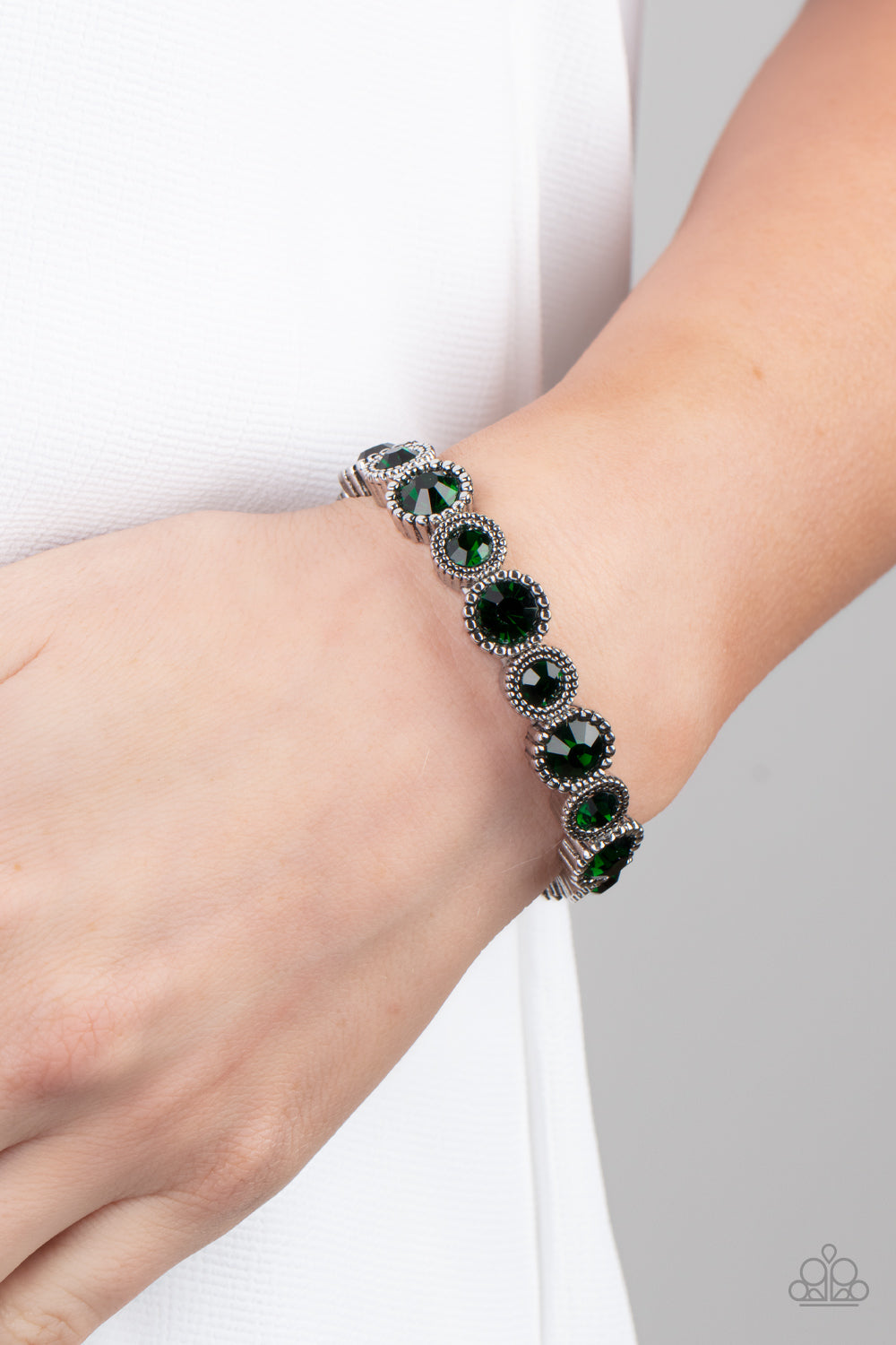 Phenomenally Perennial - Green Bracelet