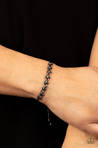 Slide On Over - Black Gunmetal Bracelet