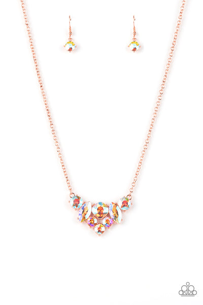 Lavishly Loaded - Copper Necklace LOP EXCLUSIVES OCTOBER 2021