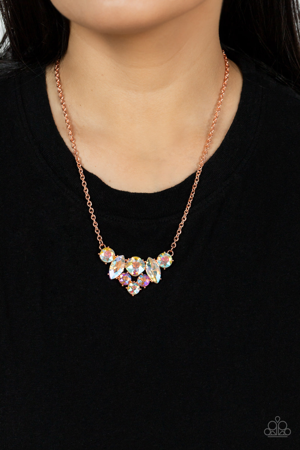 Lavishly Loaded - Copper Necklace LOP EXCLUSIVES OCTOBER 2021