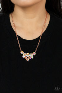 Lavishly Loaded - Copper Necklace LOP EXCLUSIVES OCTOBER 2021
