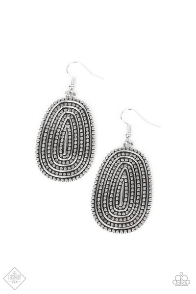 Desert Climate - Silver Earrings Fashion Fix 08/2021