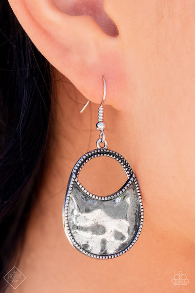 Rio Rancho Relic - Silver Earrings Fashion Fix October 2021