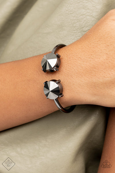 Spark and Sizzle - Black Gunmetal Bracelet Fashion Fix 09/2021