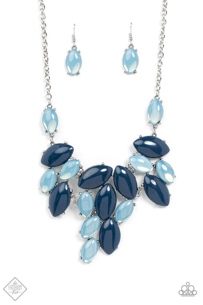 Date Night Nouveau - Blue Necklace Fashion Fix October 2021