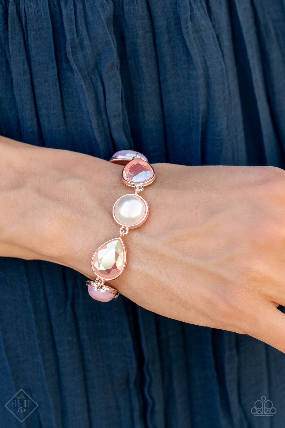 Nostalgically Nautical - Rose Gold Bracelet Fashion Fix 09/2021