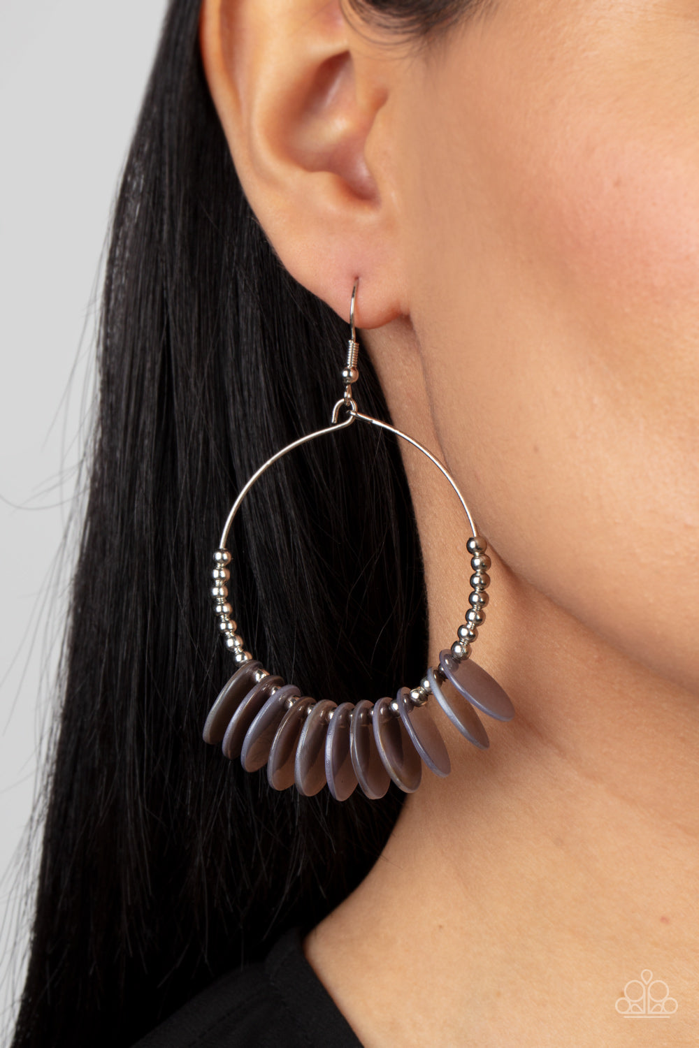 Caribbean Cocktail - Silver earrings