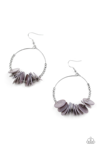 Caribbean Cocktail - Silver earrings
