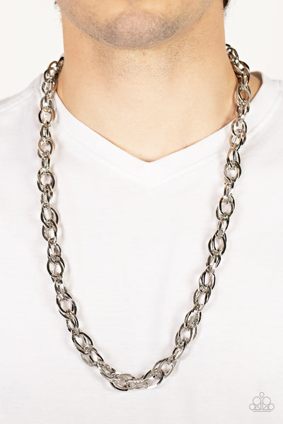 Custom Couture - Silver Urban Men Necklace