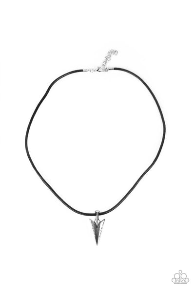 Pharaohs Arrow - Black Urban Necklace