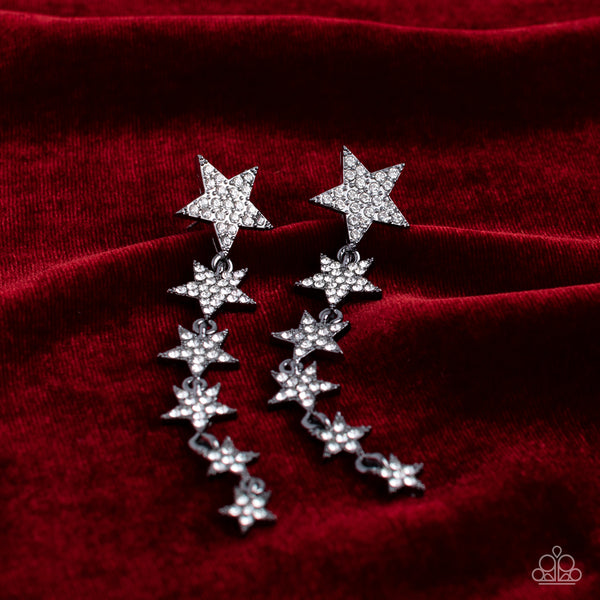 Americana Attitude - Black Earring Stars