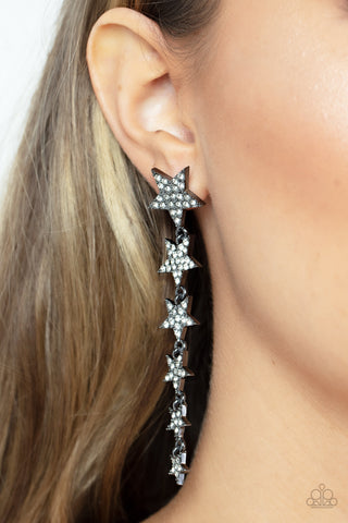 Americana Attitude - Black Earring Stars