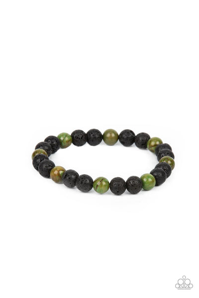 Molten Mogul - Green Urban Bracelet