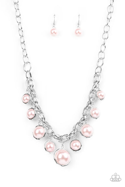 Revolving Refinement - Pink Necklace Pearls