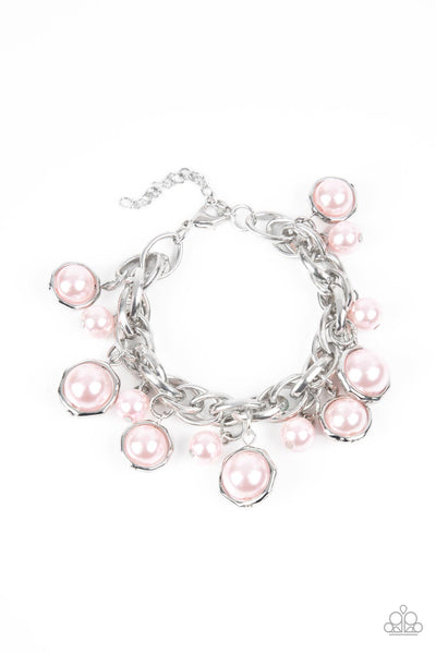 Orbiting Opulence - Pink Bracelet Pearl