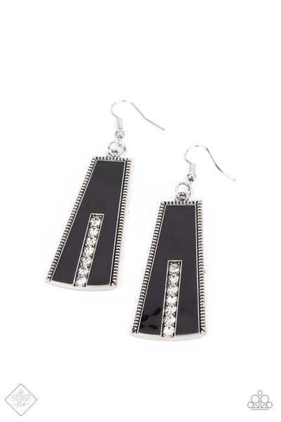 Demandingly Deco - Black Earring Fashion Fix 09/2021