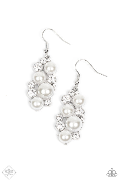 Fond of Baubles - White Pearl Earring Fashion Fix October 2021