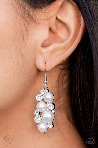 Fond of Baubles - White Pearl Earring Fashion Fix October 2021