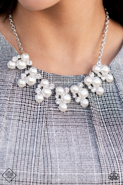 Renown Refinement - White Necklace Fashion Fix October 2021