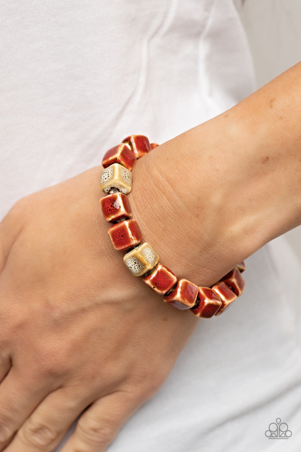 Glaze Craze - Red Bracelet