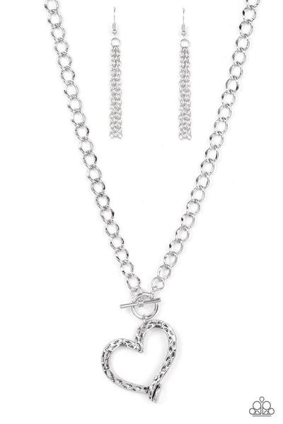 Reimagined Romance - Silver Necklace Heart