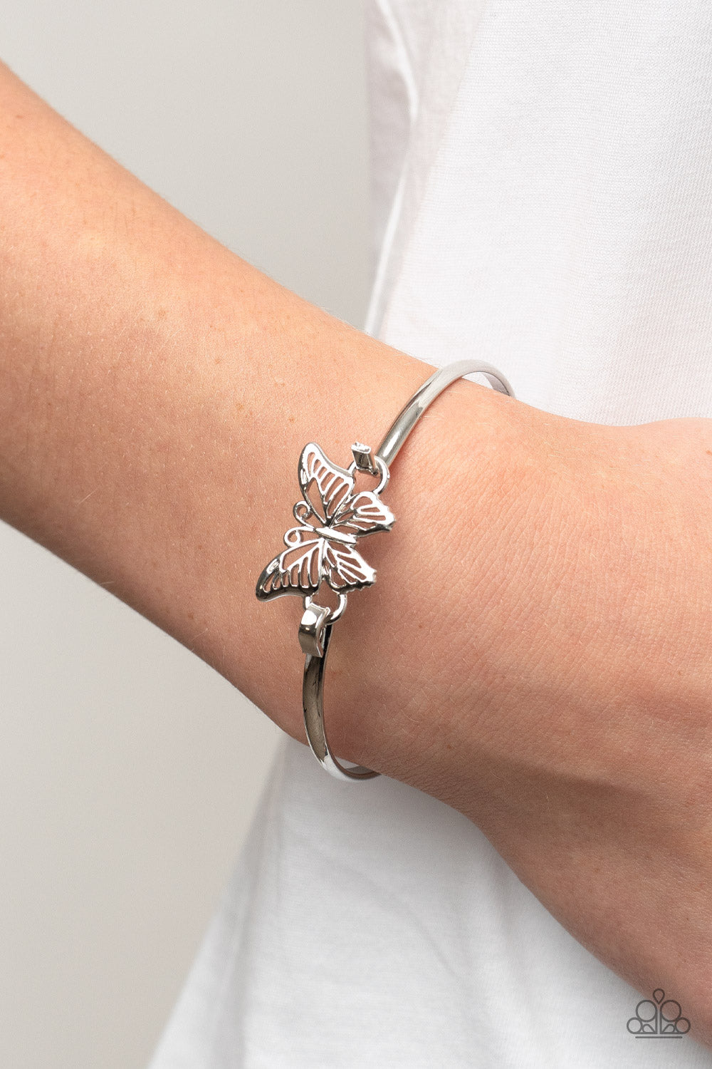 Did I FLUTTER? - Silver Bracelet Butterfly