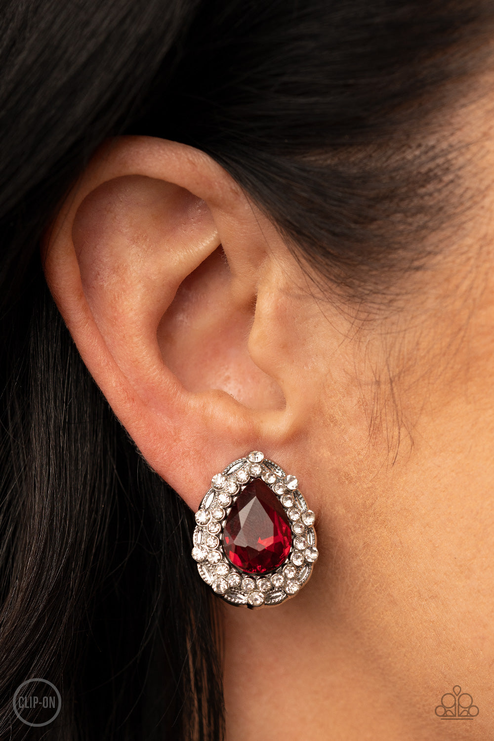 Haute Happy Hour - Red Earrings