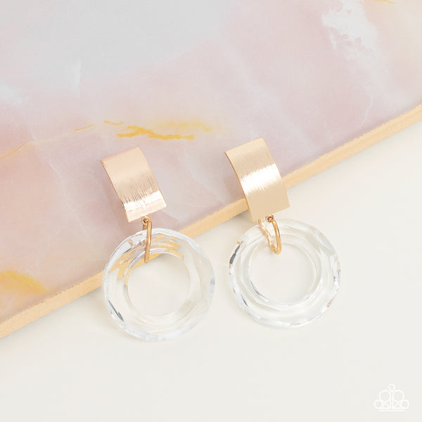 Clear Out! - Gold Earring