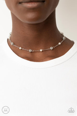 Rumored Romance - White Choker