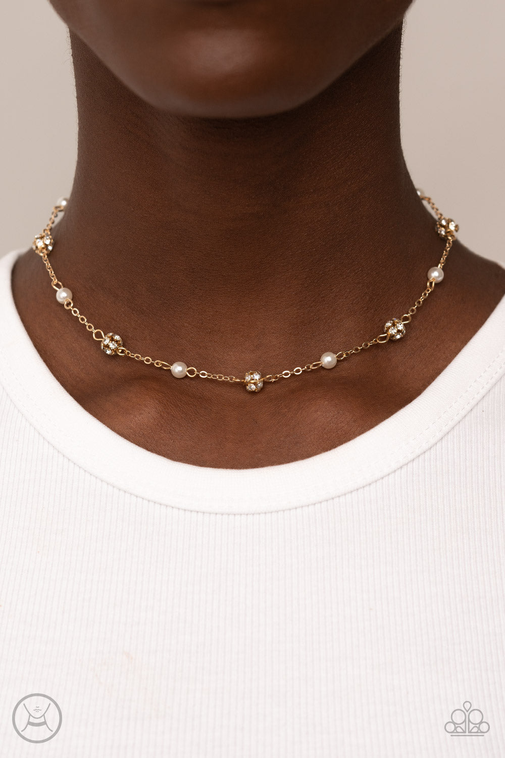 Rumored Romance - Gold Necklace Choker