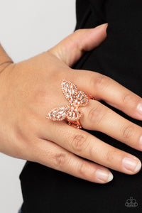 Bright-Eyed Butterfly - Copper Butterfly Ring