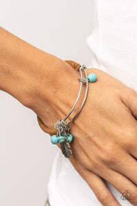 Running a-FOWL - Blue Bracelet