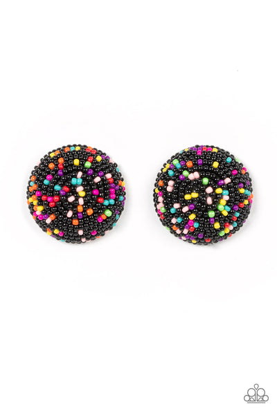 Kaleidoscope Sky - Black earrings