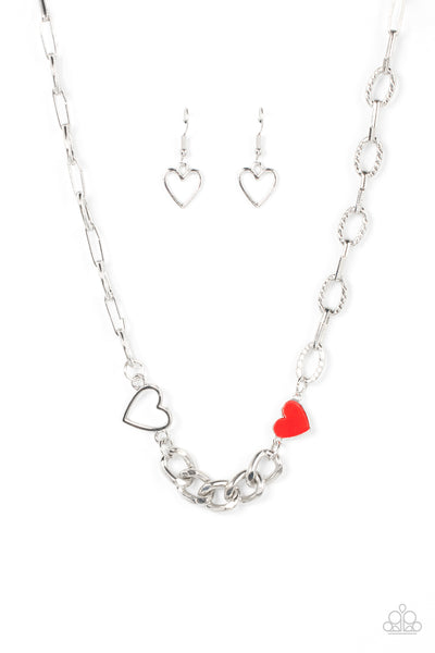 Little Charmer - Red Necklace Heart