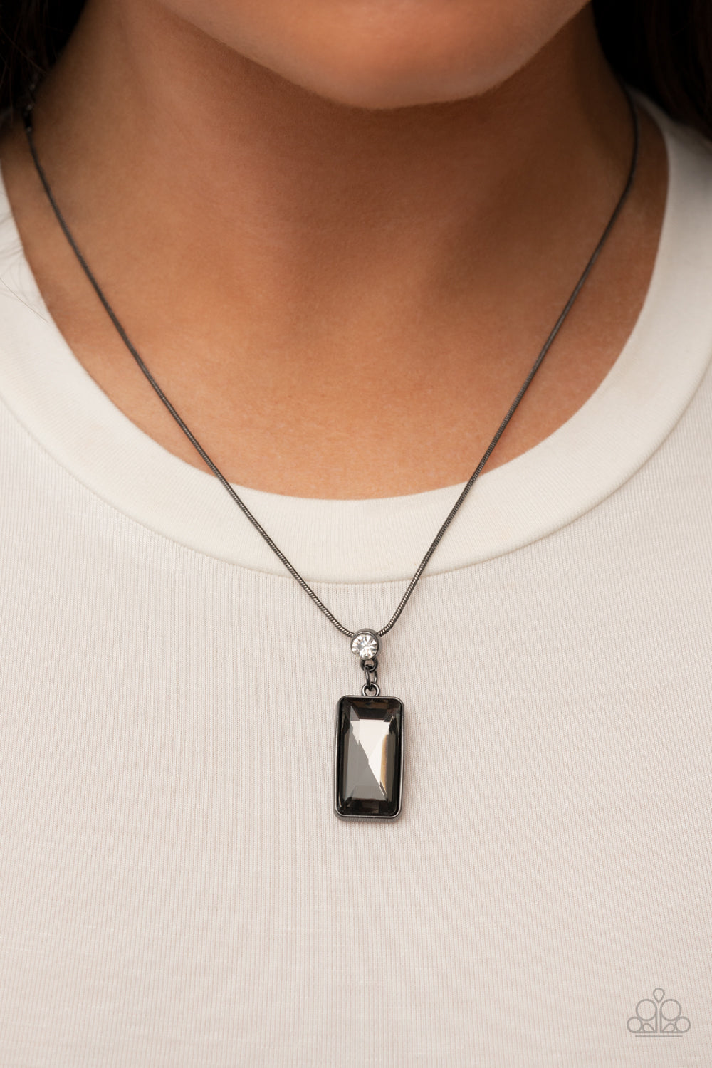 Cosmic Curator - Black Gunmetal Necklace