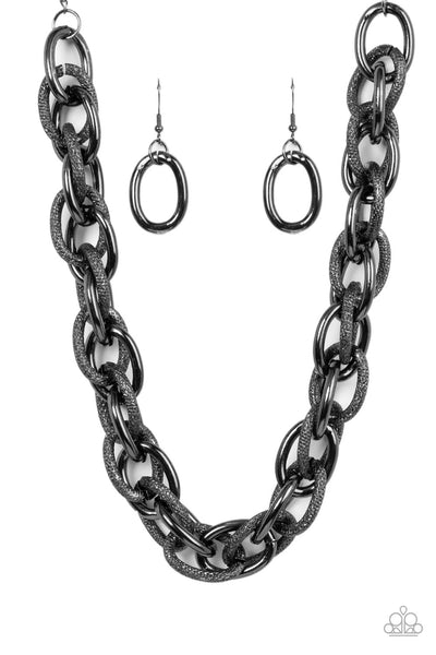 License to Chill - Black Gunmetal Necklace