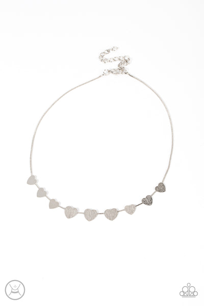 Dainty Desire - Silver Necklace Heart