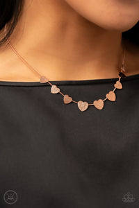 Dainty Desire - Copper Necklace Heart