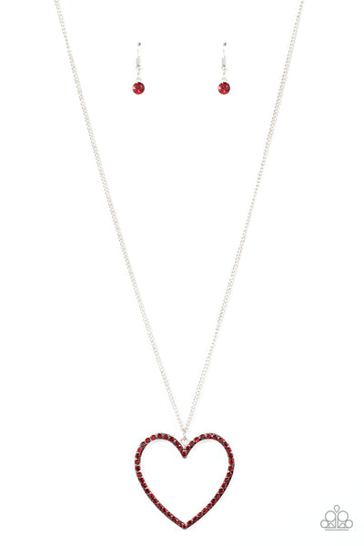 Va-Va-VALENTINE - Red Necklace Heart