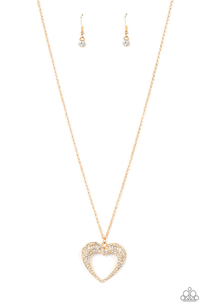 Cupid Charisma - Gold Necklace Heart