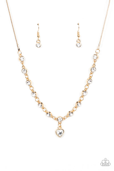 True Love Trinket - Gold Necklace Heart