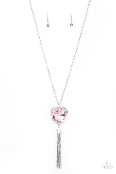 Finding My Forever - Pink Necklace Heart