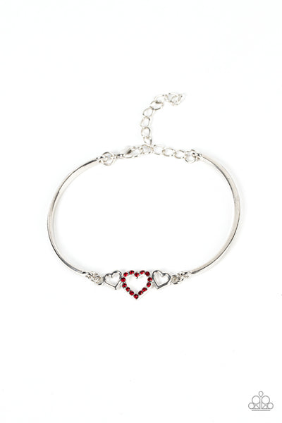 Cupids Confessions - Red Bracelet Heart